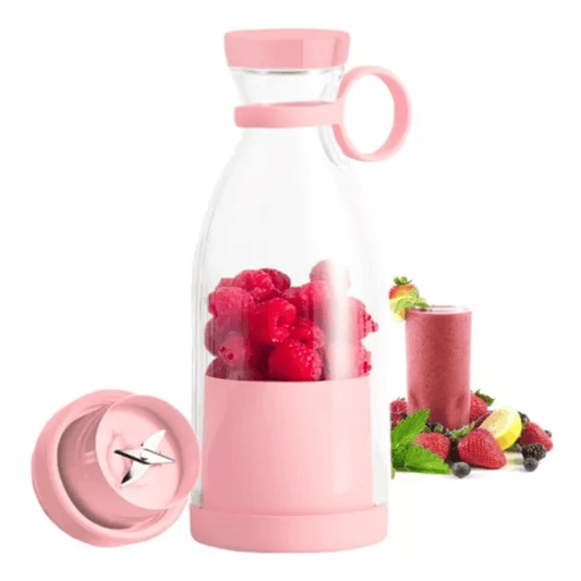 🥤 ¡Haz tus batidos favoritos donde quieras con la Licuadora Portátil Recargable!