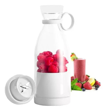 🥤 ¡Haz tus batidos favoritos donde quieras con la Licuadora Portátil Recargable!