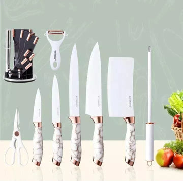 🍽️ Set de Cuchillos de Cocina x 8 Piezas – Corte como un chef, desde tu casa