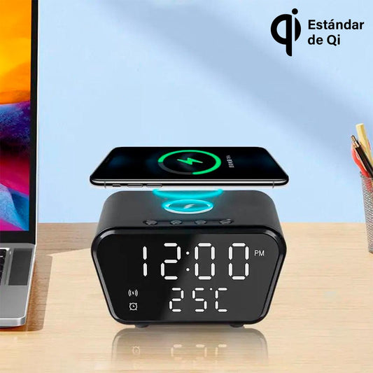 ⏰🔌 RELOJ DESPERTADOR CARGADOR AY21 – TU ALIADO PERFECTO PARA EMPEZAR EL DÍA 🌟📱