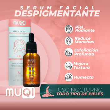 ✨ Sérum Despigmentante Muqi 30ml – Manchas fuera, piel radiante