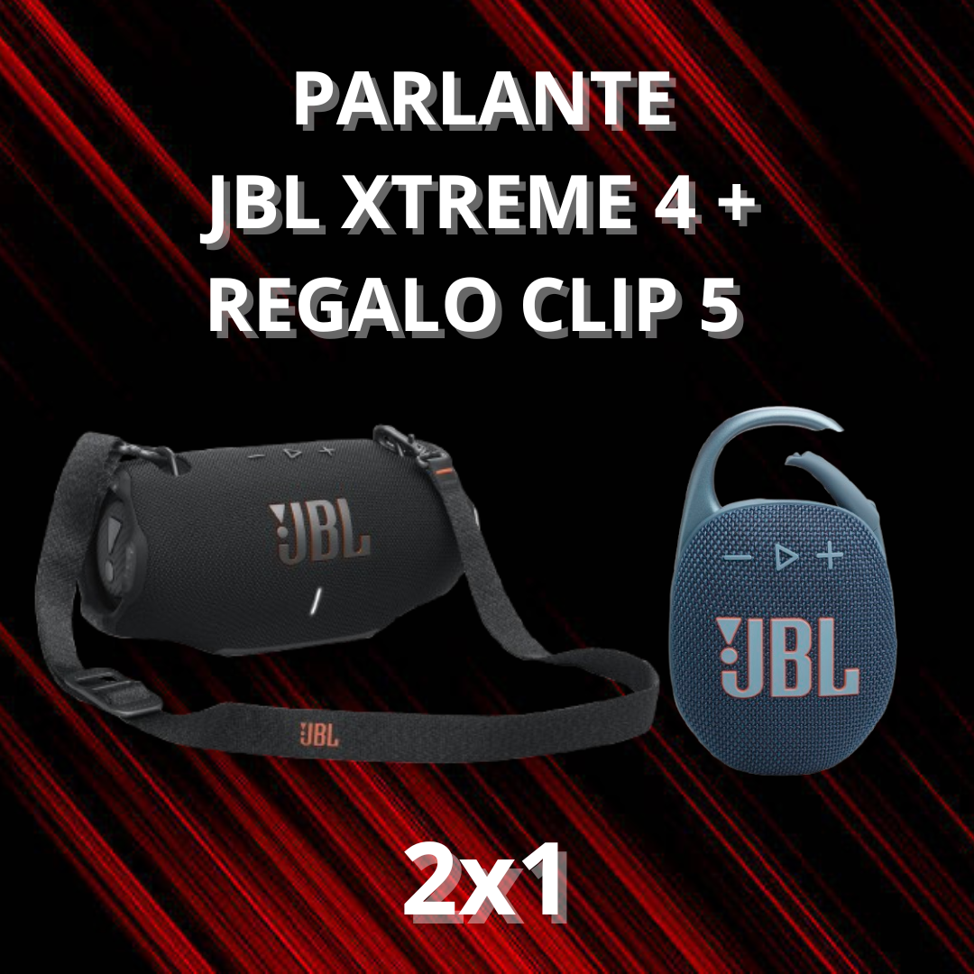 🔊 JBL Xtreme 4 + Clip 5 de Regalo – ¡Sonido Premium y Potencia al Máximo