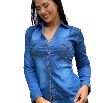 👚 Blusa para Dama en Jean – Estilo que impone, comodidad que enamora