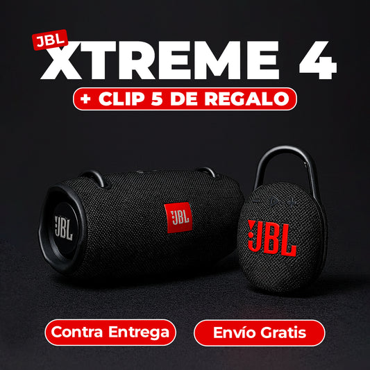 🔊 JBL Xtreme 4 + JBL CLIP 5 – ¡Sonido Premium y Potencia al Máximo